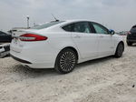 2018 Ford Fusion Titanium/platinum Hev White vin: 3FA6P0RU2JR177622