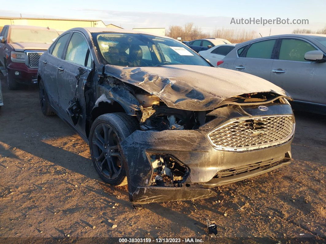 2019 Ford Fusion Hybrid Titanium Black vin: 3FA6P0RU2KR109449