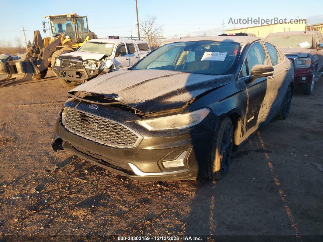 2019 Ford Fusion Hybrid Titanium Black vin: 3FA6P0RU2KR109449