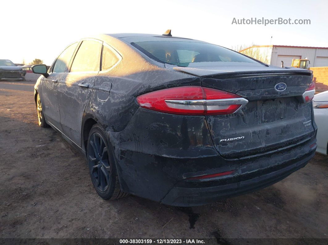 2019 Ford Fusion Hybrid Titanium Black vin: 3FA6P0RU2KR109449