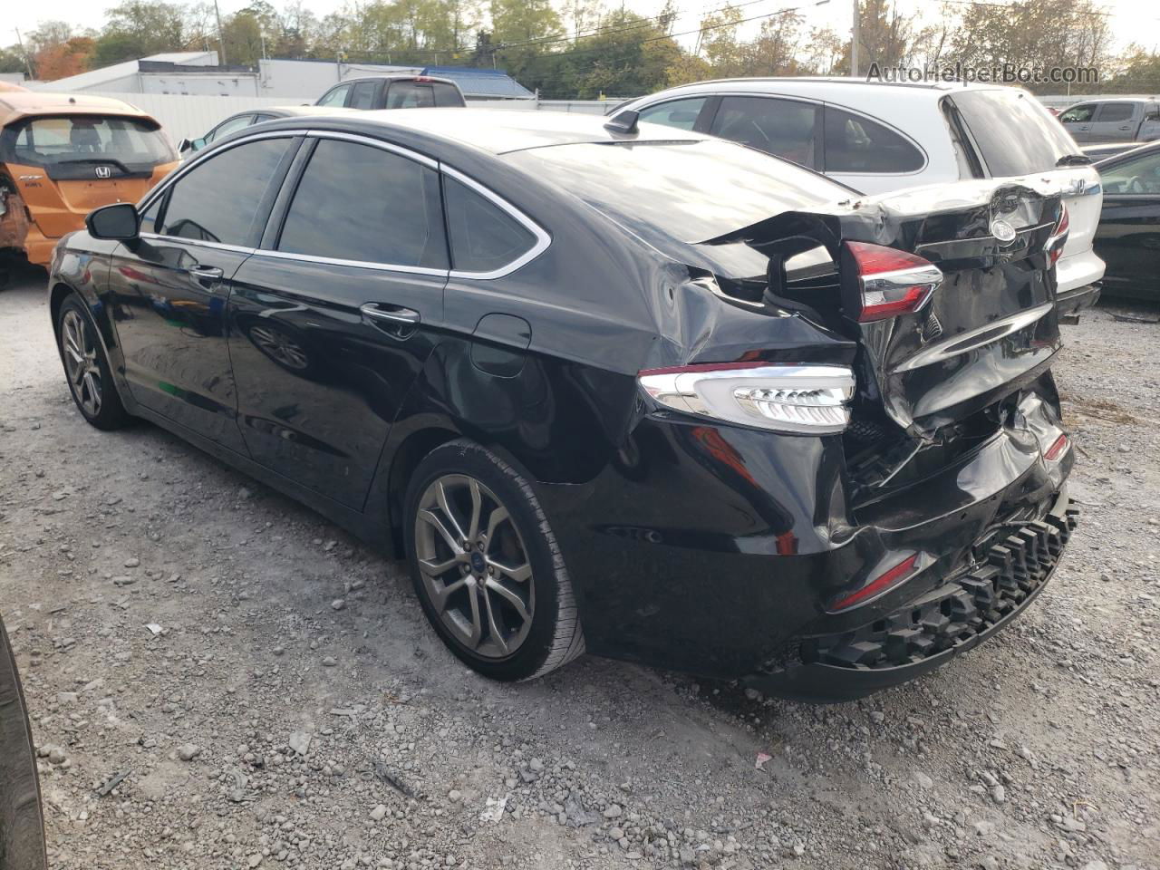 2019 Ford Fusion Titanium Black vin: 3FA6P0RU2KR260291