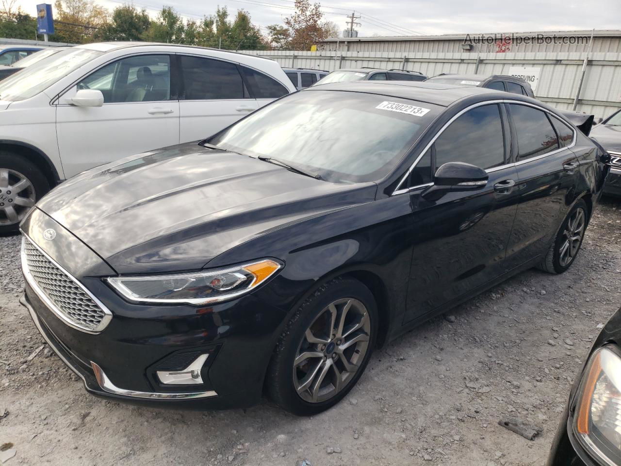 2019 Ford Fusion Titanium Black vin: 3FA6P0RU2KR260291