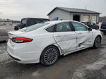 2018 Ford Fusion Titanium/platinum Hev White vin: 3FA6P0RU3JR151000