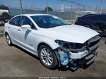 2019 Ford Fusion Hybrid Titanium White vin: 3FA6P0RU3KR209253