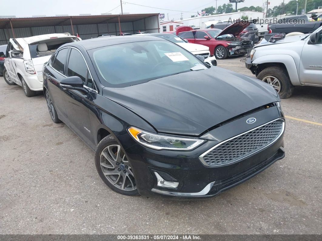 2019 Ford Fusion Hybrid Titanium Black vin: 3FA6P0RU3KR223864