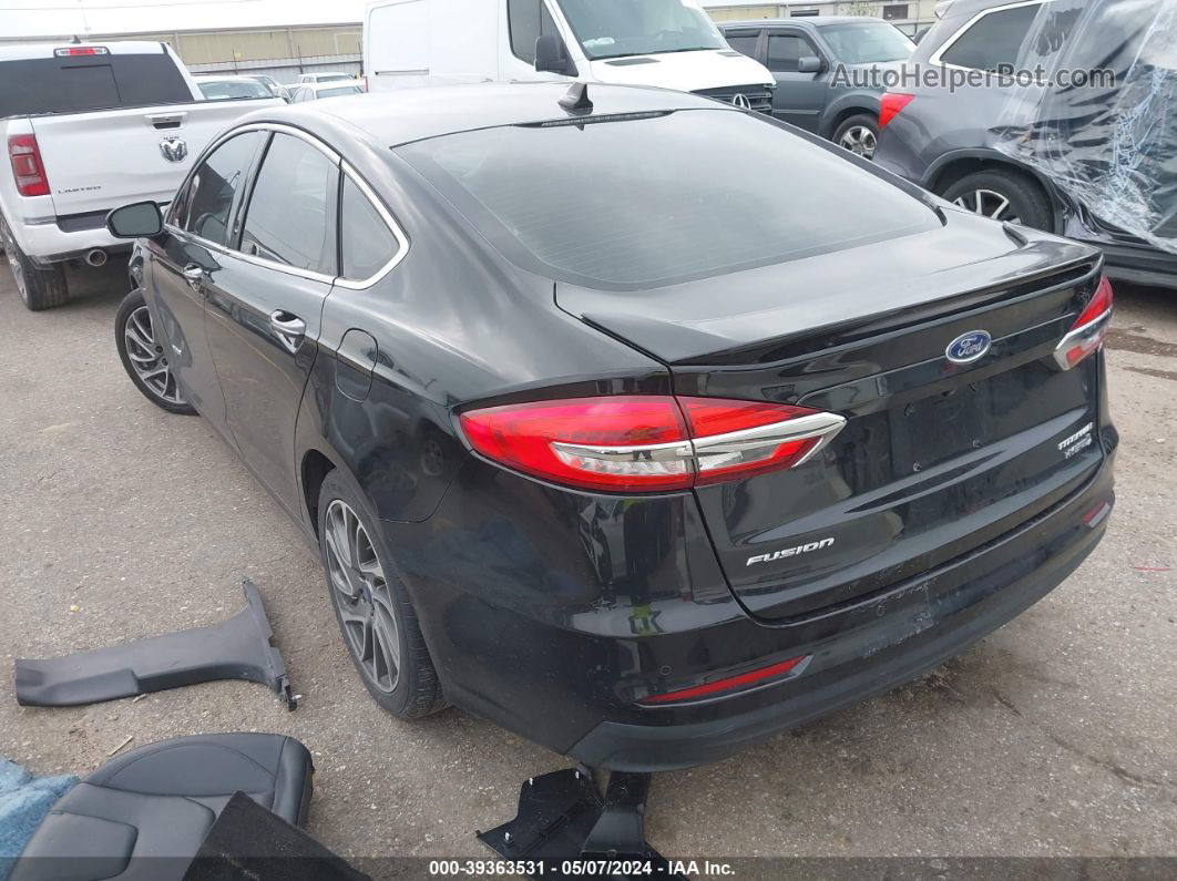 2019 Ford Fusion Hybrid Titanium Black vin: 3FA6P0RU3KR223864