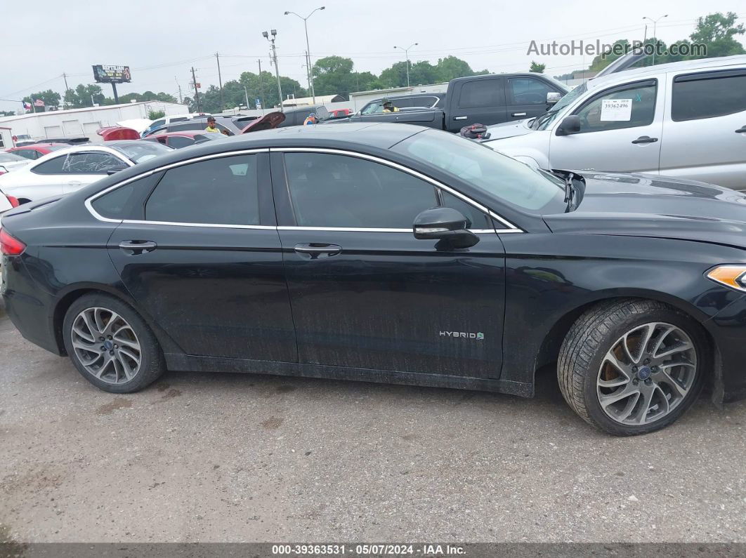 2019 Ford Fusion Hybrid Titanium Black vin: 3FA6P0RU3KR223864