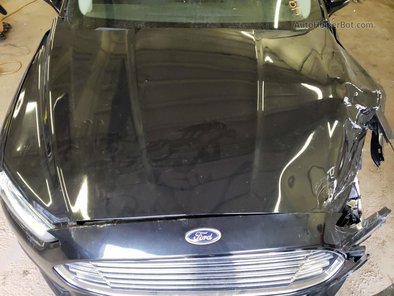 2014 Ford Fusion Titanium Hev Черный vin: 3FA6P0RU4ER356847