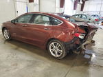 2016 Ford Fusion Titanium Hev Темно-бордовый vin: 3FA6P0RU4GR327951