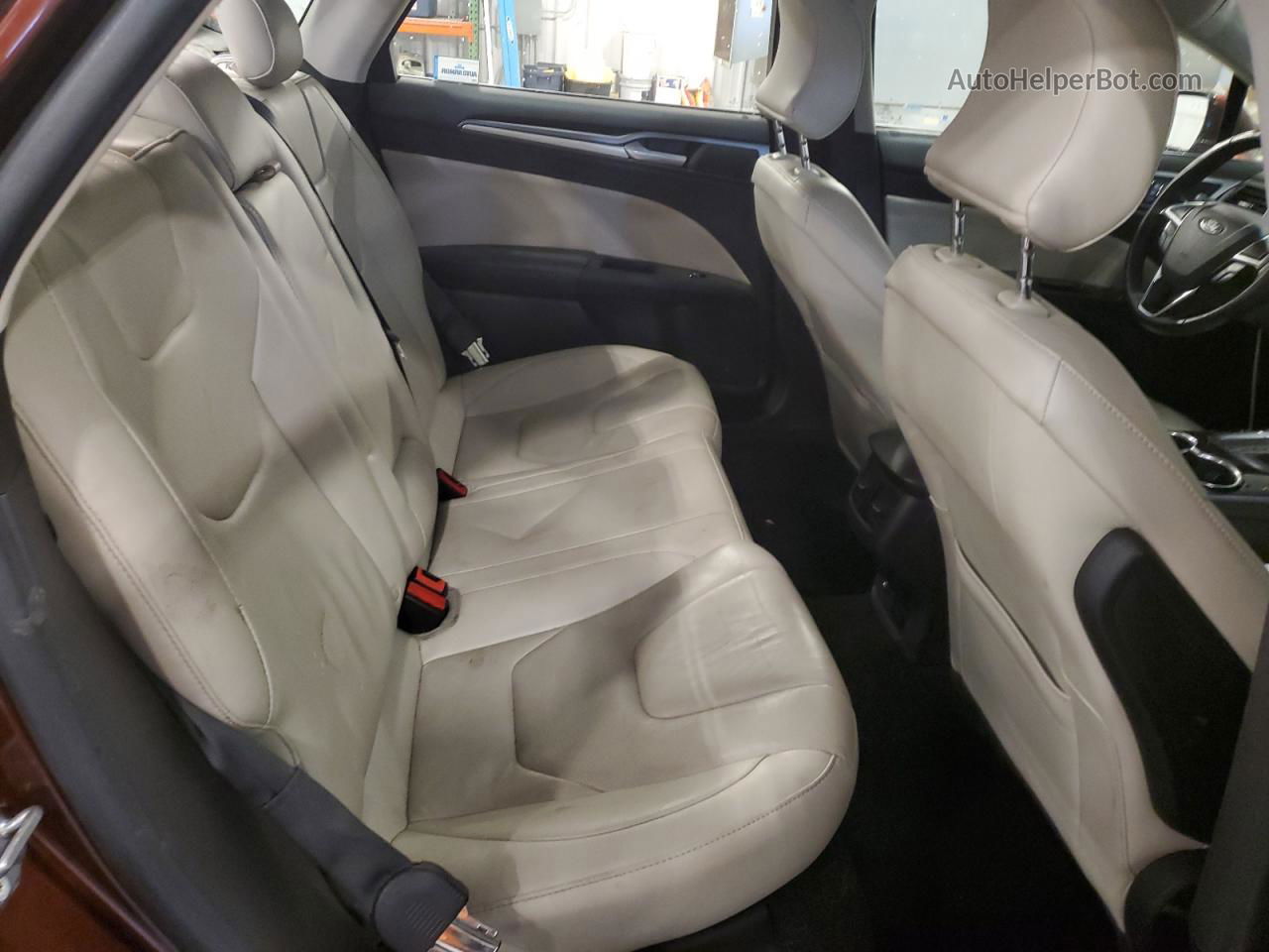 2016 Ford Fusion Titanium Hev Темно-бордовый vin: 3FA6P0RU4GR327951