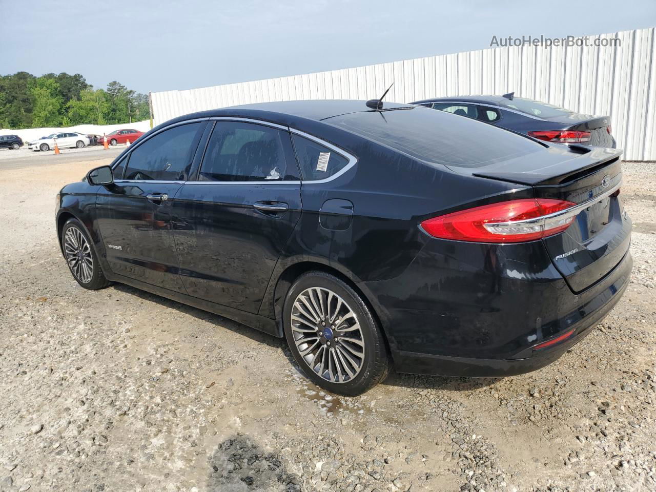 2018 Ford Fusion Titanium/platinum Hev Black vin: 3FA6P0RU4JR235164