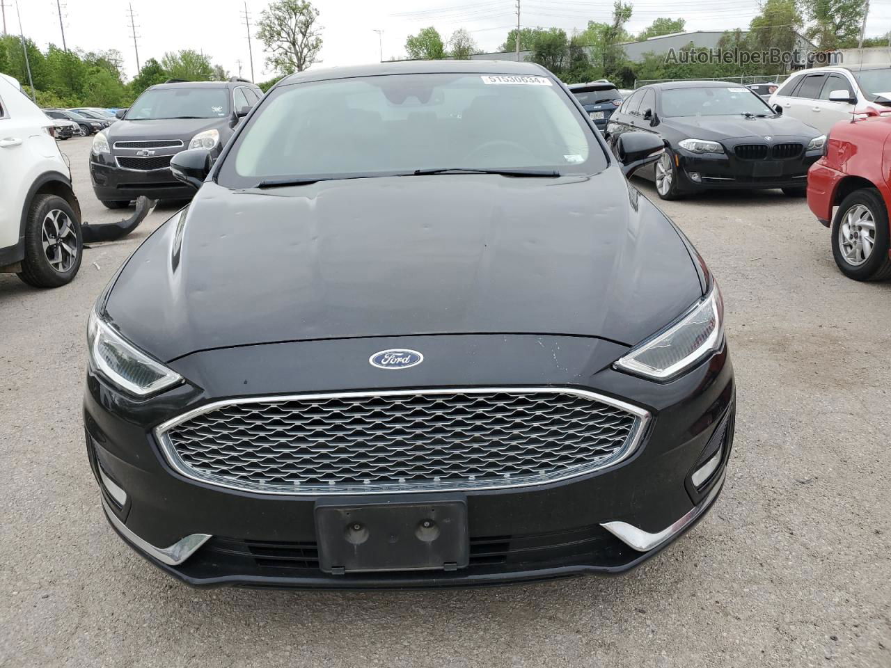 2019 Ford Fusion Titanium Black vin: 3FA6P0RU4KR220939