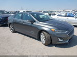 2019 Ford Fusion Hybrid Titanium Серый vin: 3FA6P0RU5KR117738