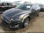 2019 Ford Fusion Hybrid Titanium Gray vin: 3FA6P0RU5KR256204