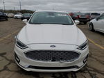 2019 Ford Fusion Titanium White vin: 3FA6P0RU5KR258888