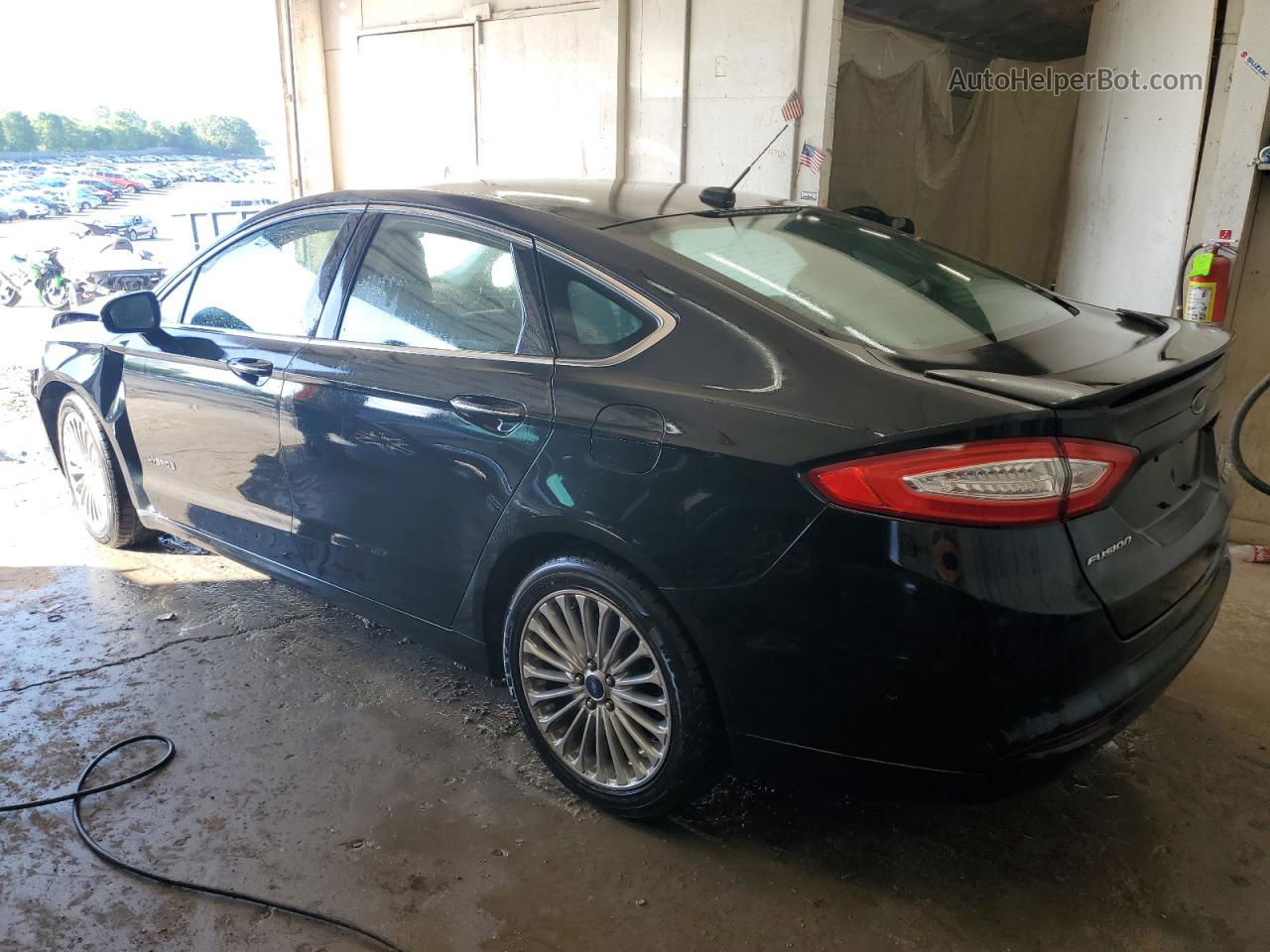 2014 Ford Fusion Titanium Hev Black vin: 3FA6P0RU6ER246706