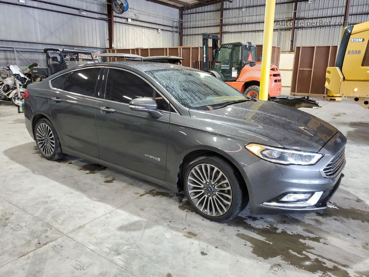 2017 Ford Fusion Titanium Hev Угольный vin: 3FA6P0RU6HR222779