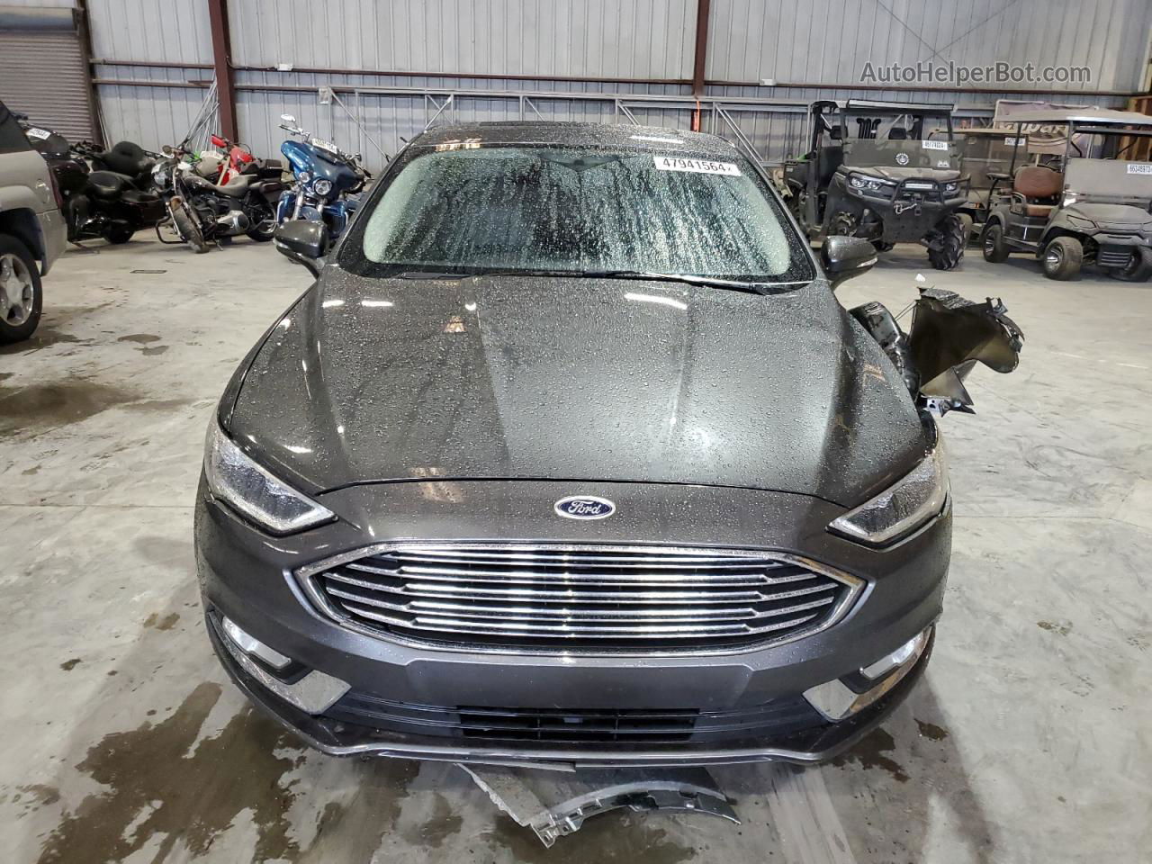 2017 Ford Fusion Titanium Hev Угольный vin: 3FA6P0RU6HR222779