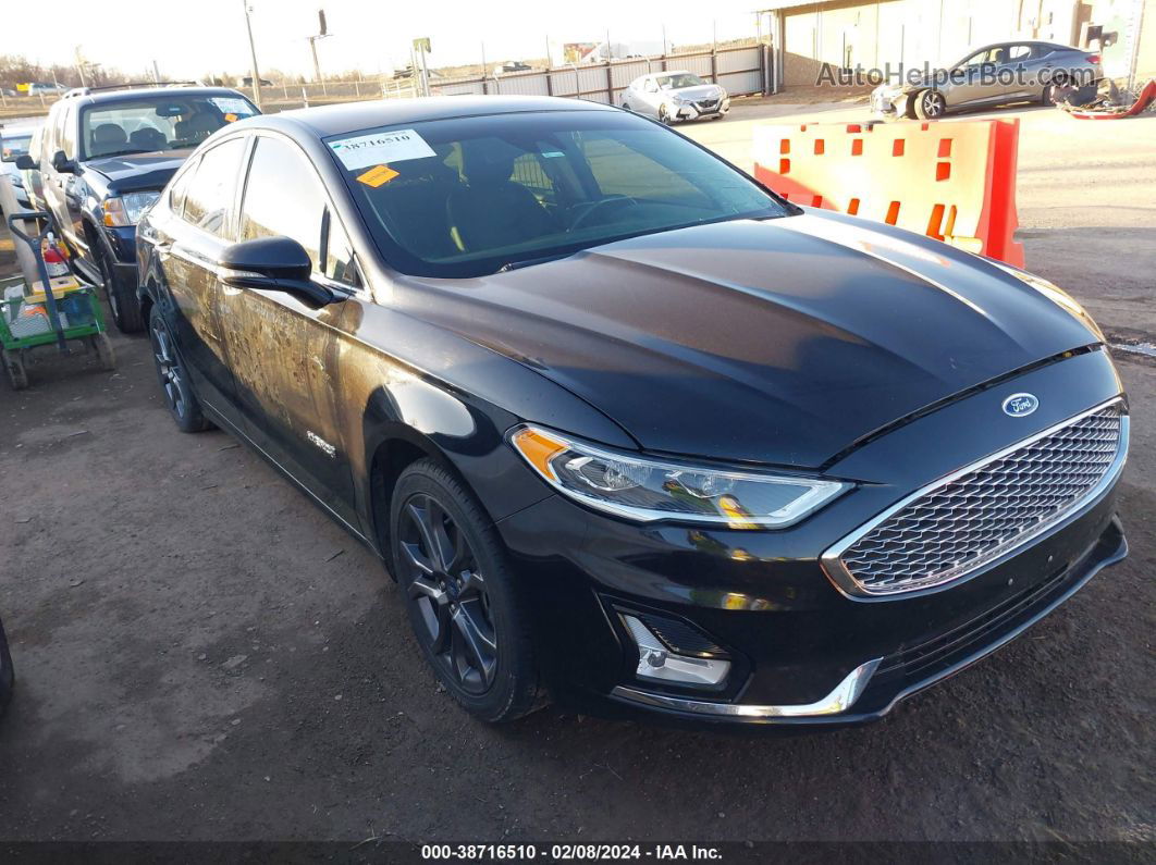 2019 Ford Fusion Hybrid Titanium Black vin: 3FA6P0RU6KR182579