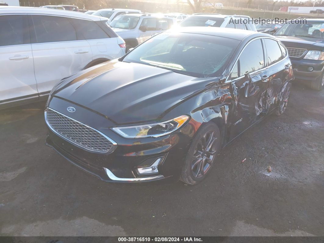 2019 Ford Fusion Hybrid Titanium Black vin: 3FA6P0RU6KR182579