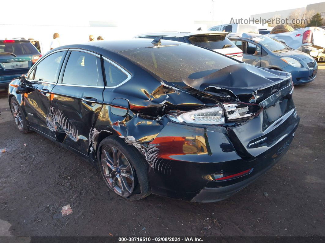 2019 Ford Fusion Hybrid Titanium Black vin: 3FA6P0RU6KR182579