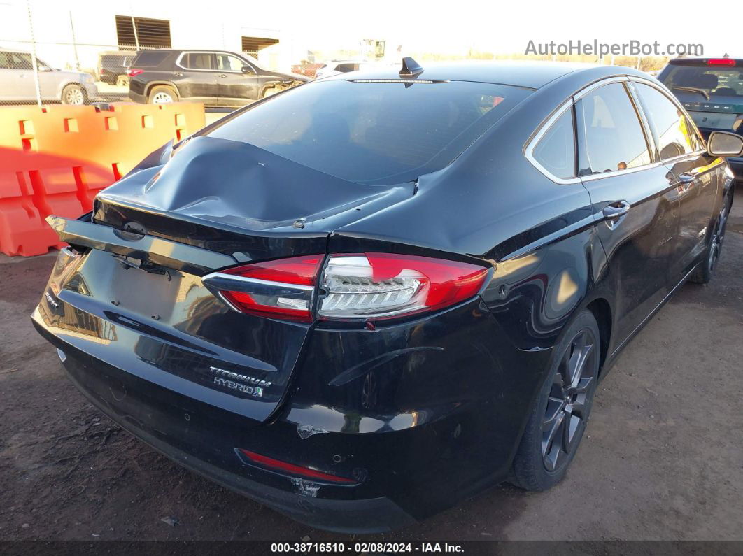 2019 Ford Fusion Hybrid Titanium Black vin: 3FA6P0RU6KR182579