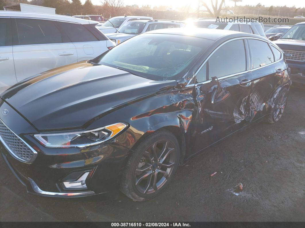 2019 Ford Fusion Hybrid Titanium Black vin: 3FA6P0RU6KR182579