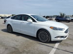 2017 Ford Fusion Titanium Hev White vin: 3FA6P0RU7HR254561