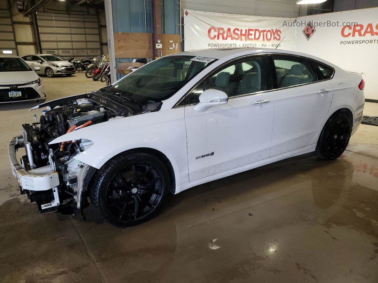 2018 Ford Fusion Titanium/platinum Hev White vin: 3FA6P0RU7JR102060