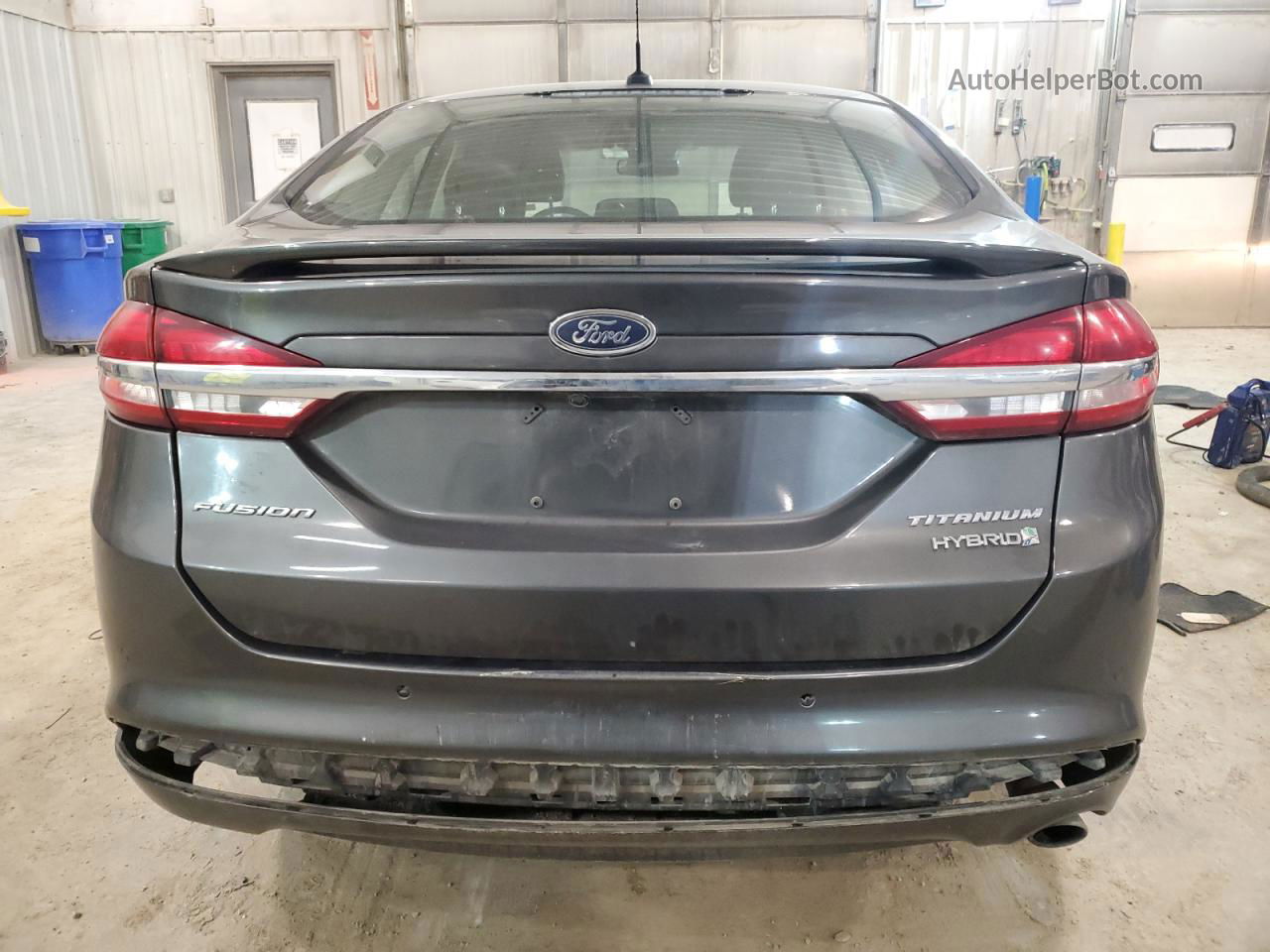 2018 Ford Fusion Titanium/platinum Hev Black vin: 3FA6P0RU7JR124267