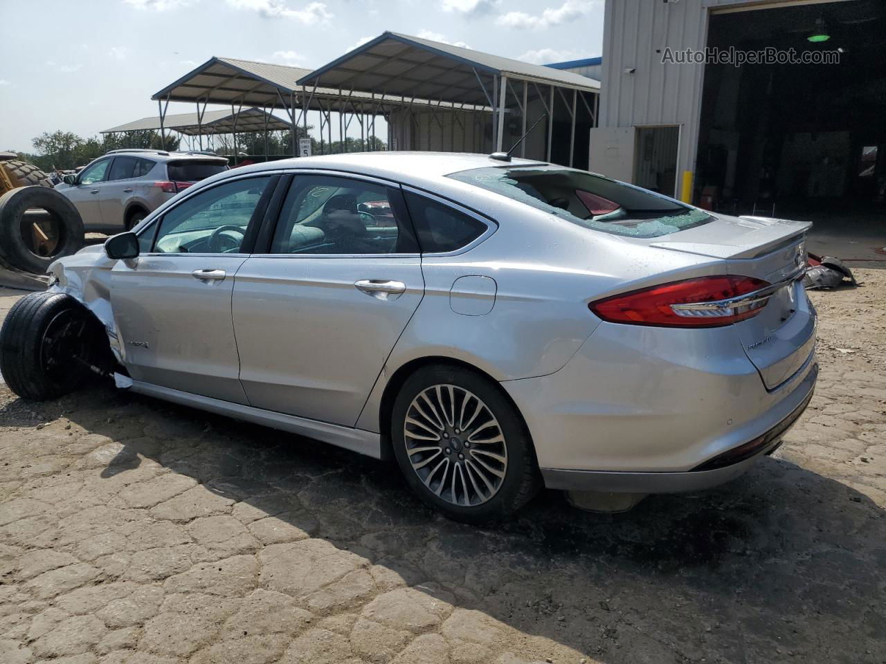 2018 Ford Fusion Titanium/platinum Hev Silver vin: 3FA6P0RU8JR270855