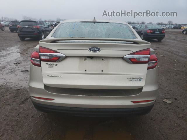 2019 Ford Fusion Titanium Желто-коричневый vin: 3FA6P0RU8KR144447