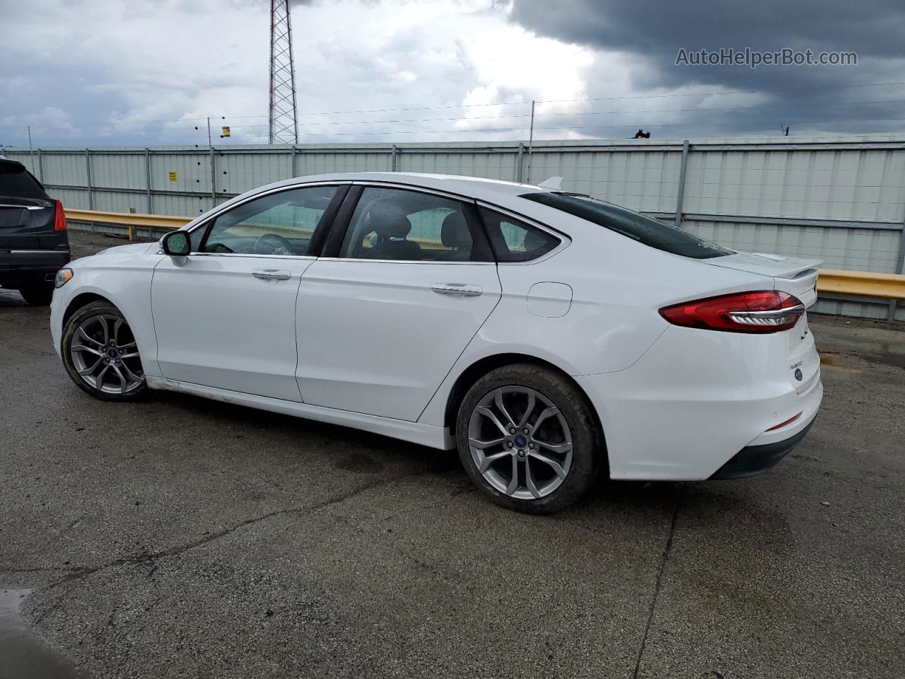 2020 Ford Fusion Titanium White vin: 3FA6P0RU8LR205149