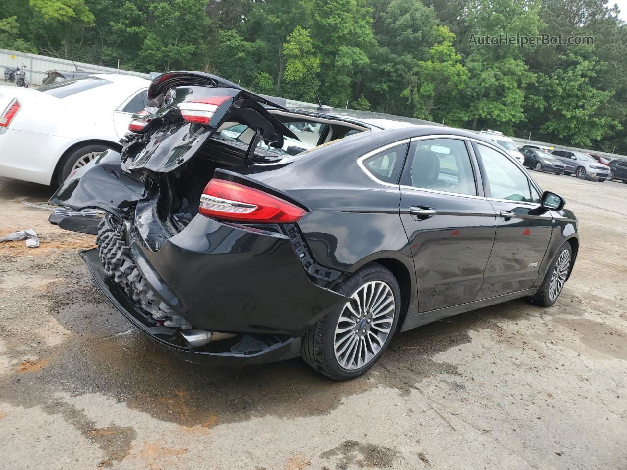 2017 Ford Fusion Titanium Hev Black vin: 3FA6P0RU9HR315960