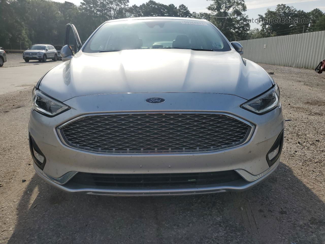 2019 Ford Fusion Titanium Silver vin: 3FA6P0RU9KR202937