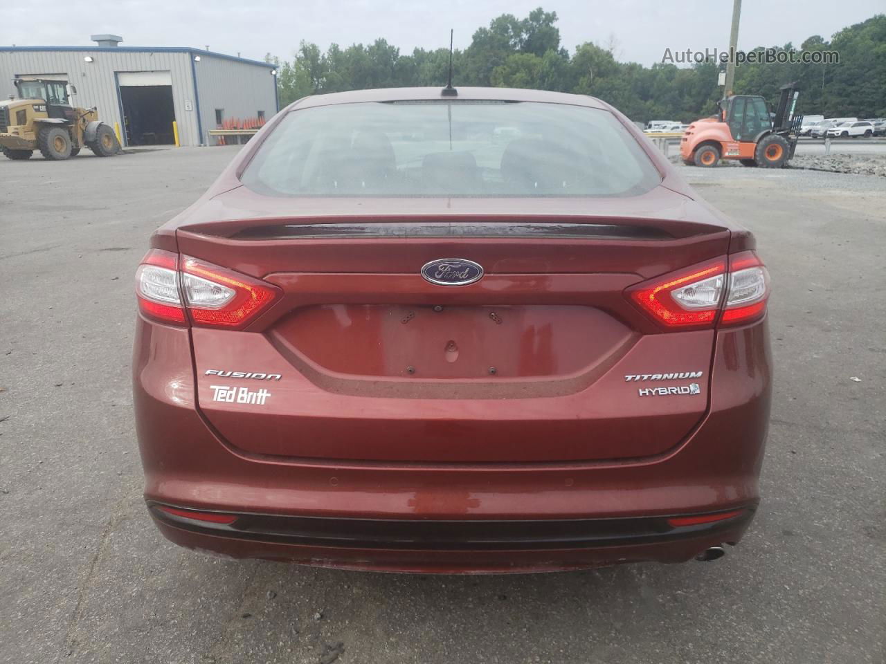 2014 Ford Fusion Titanium Hev Коричневый vin: 3FA6P0RUXER239399