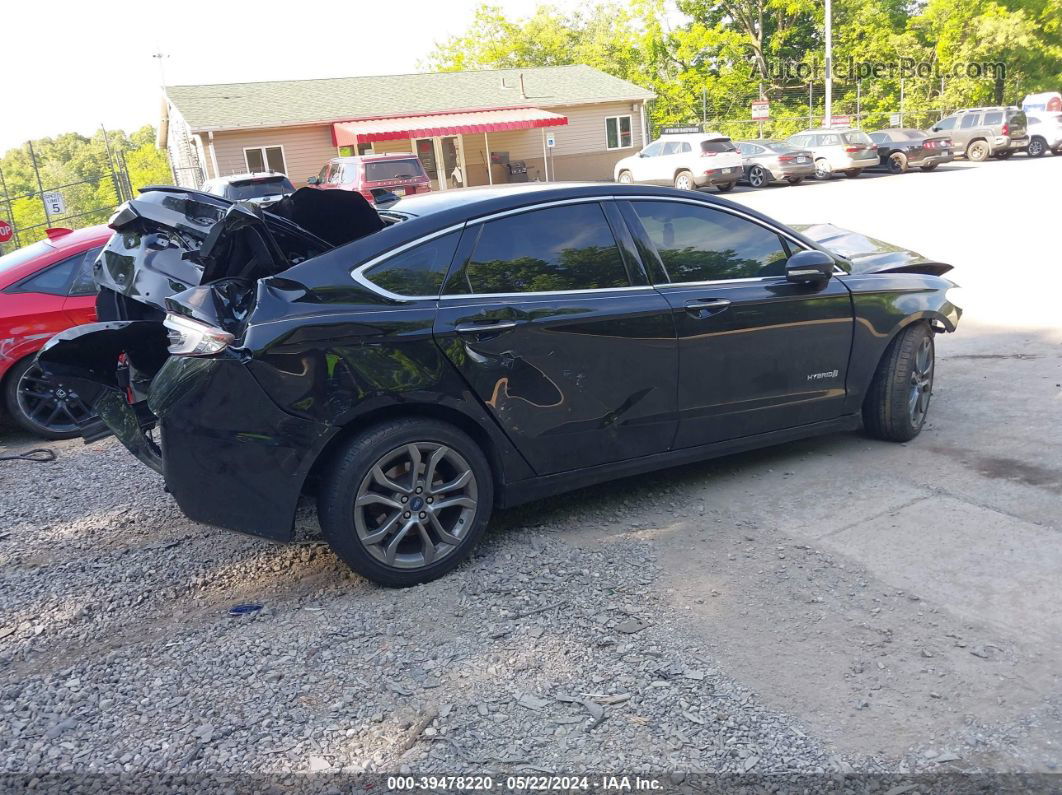 2019 Ford Fusion Hybrid Titanium Black vin: 3FA6P0RUXKR102720