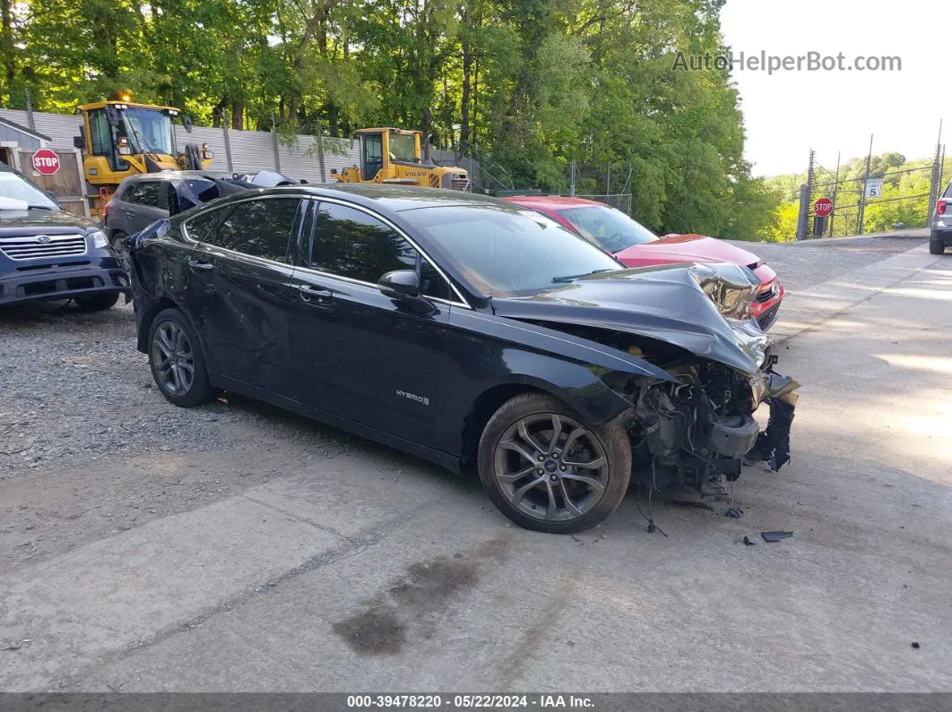 2019 Ford Fusion Hybrid Titanium Black vin: 3FA6P0RUXKR102720