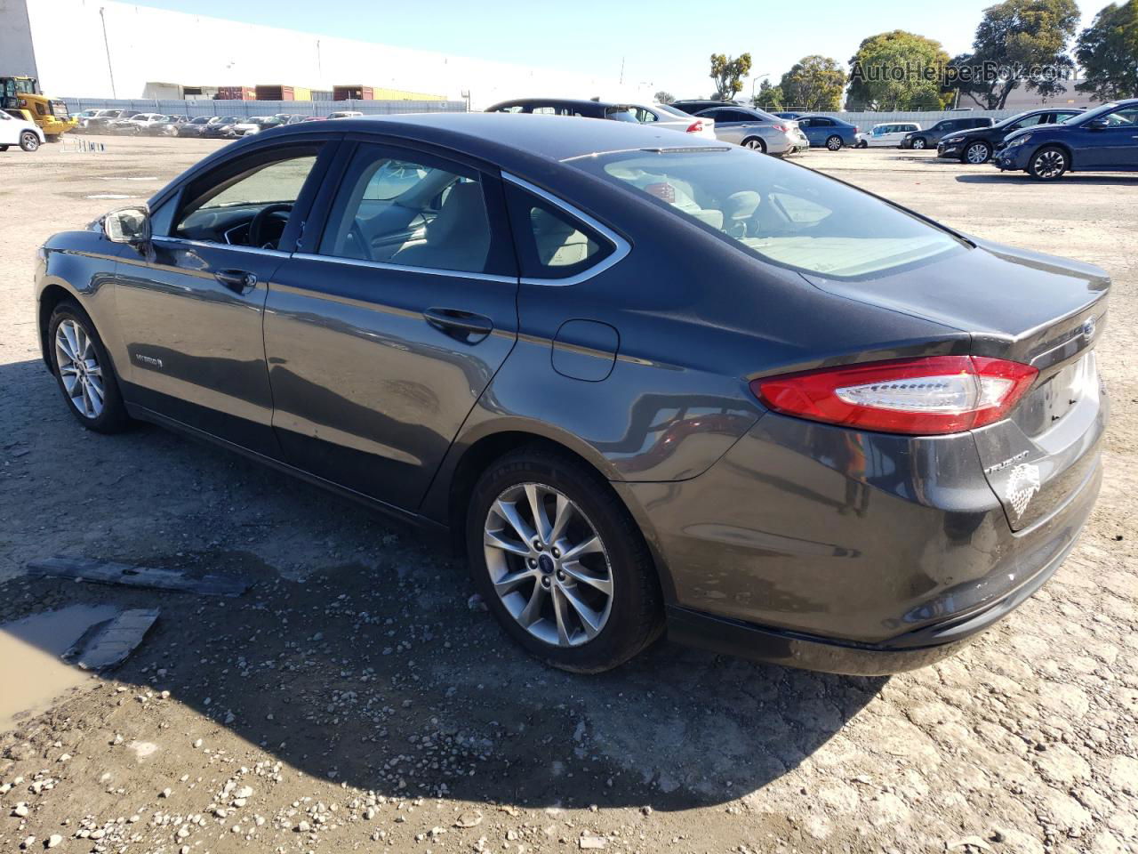 2019 Ford Fusion Titanium Gray vin: 3FA6P0RUXKR182164