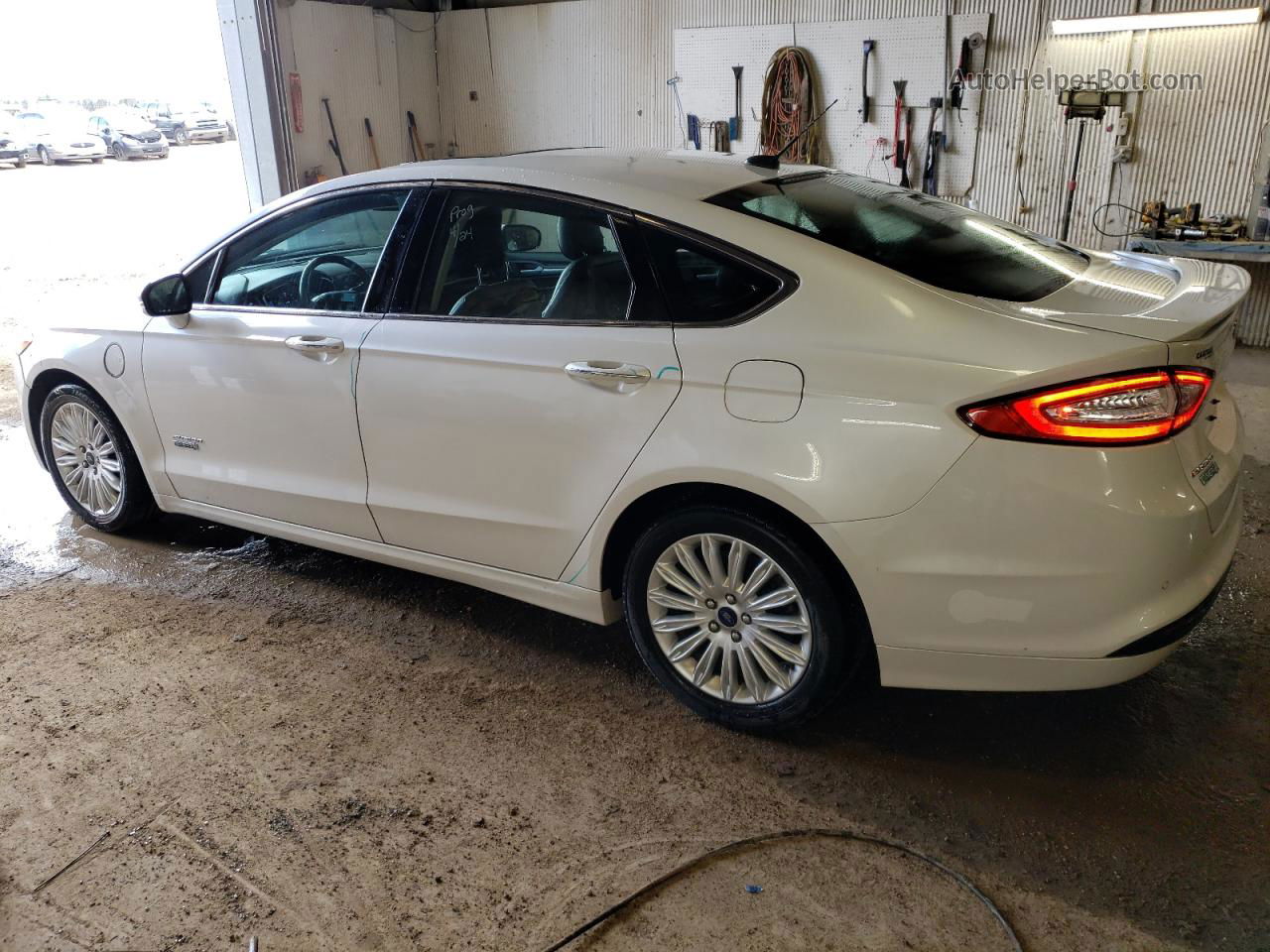 2013 Ford Fusion Titanium Phev Белый vin: 3FA6P0SU1DR310420