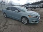 2014 Ford Fusion Titanium Phev Turquoise vin: 3FA6P0SU1ER342799