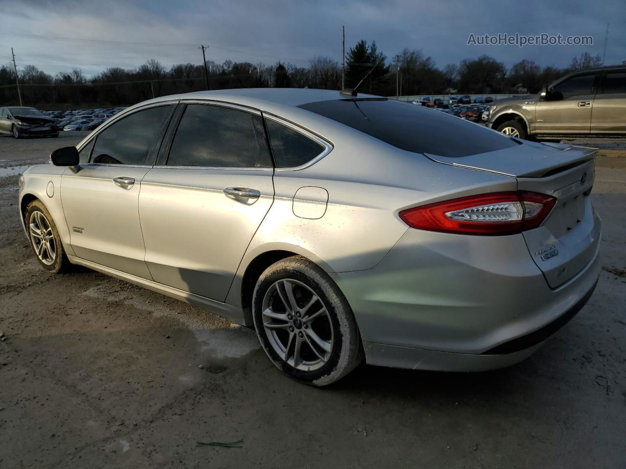 2016 Ford Fusion Titanium Phev Серебряный vin: 3FA6P0SU1GR189313