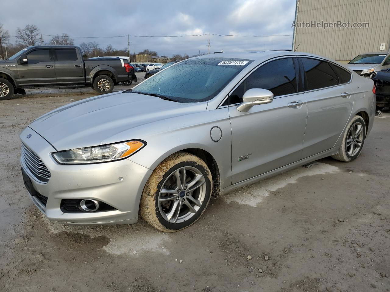 2016 Ford Fusion Titanium Phev Серебряный vin: 3FA6P0SU1GR189313