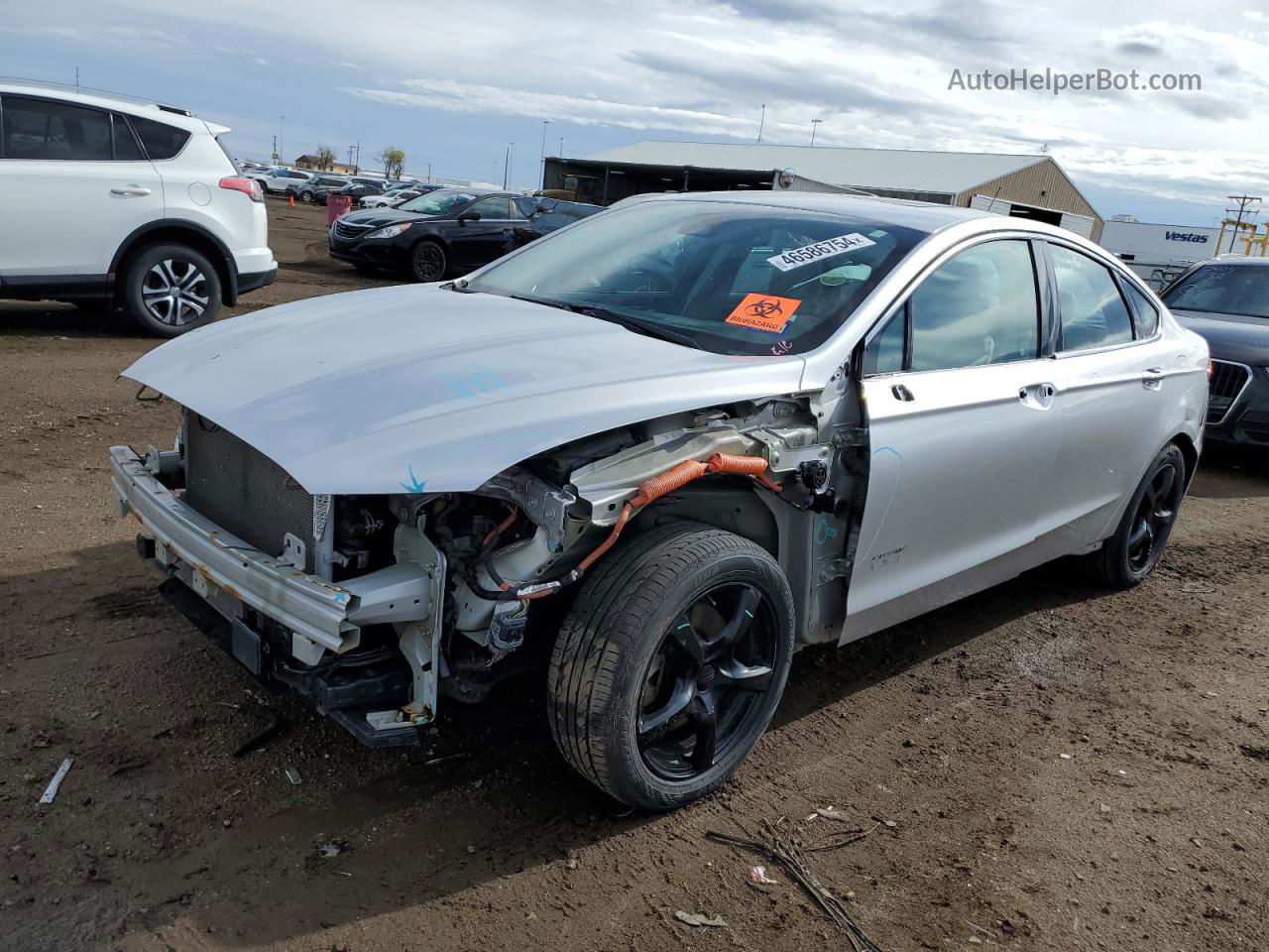 2016 Ford Fusion Titanium Phev Silver vin: 3FA6P0SU4GR311551