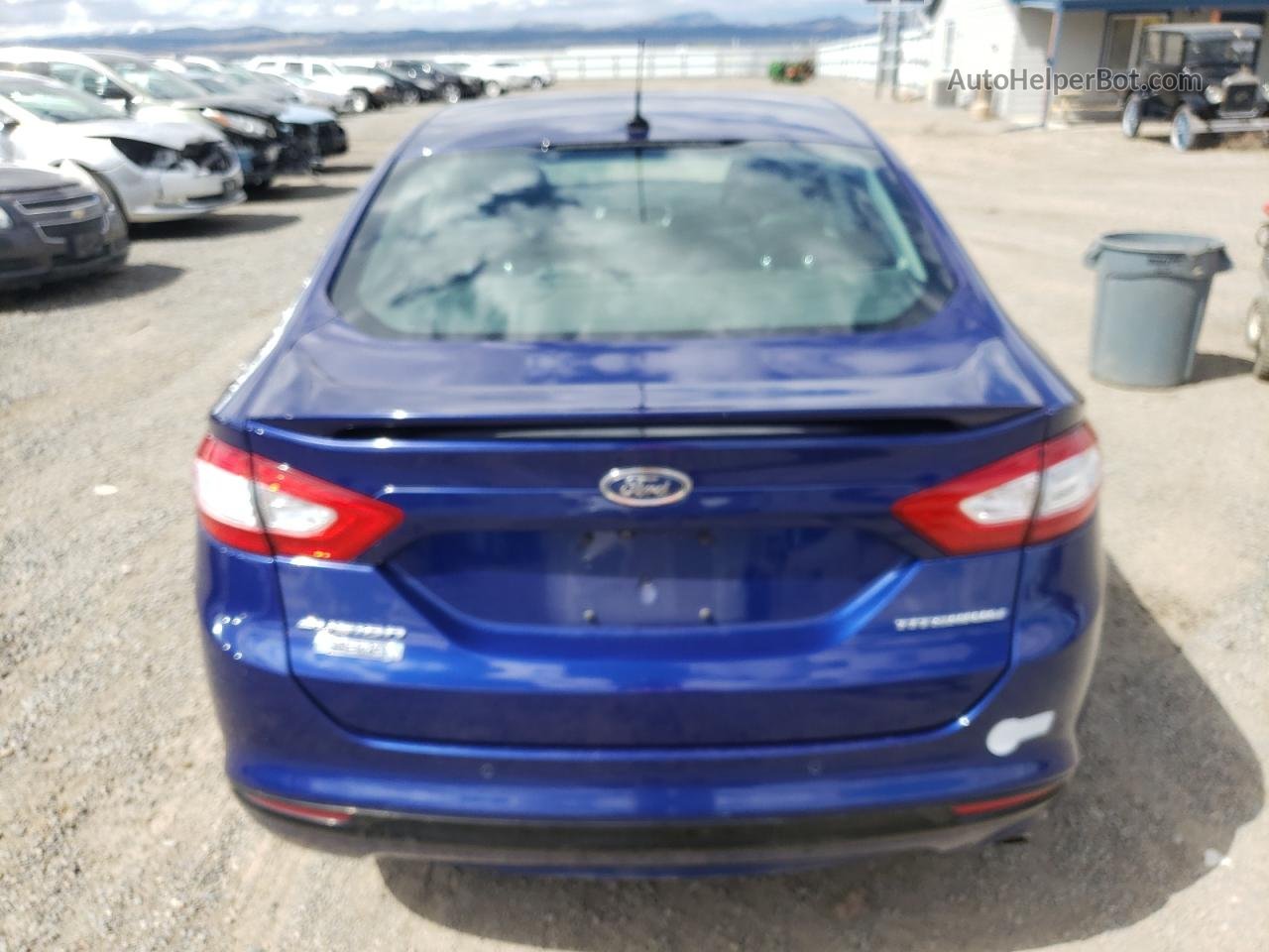 2015 Ford Fusion Titanium Phev Blue vin: 3FA6P0SU5FR173632