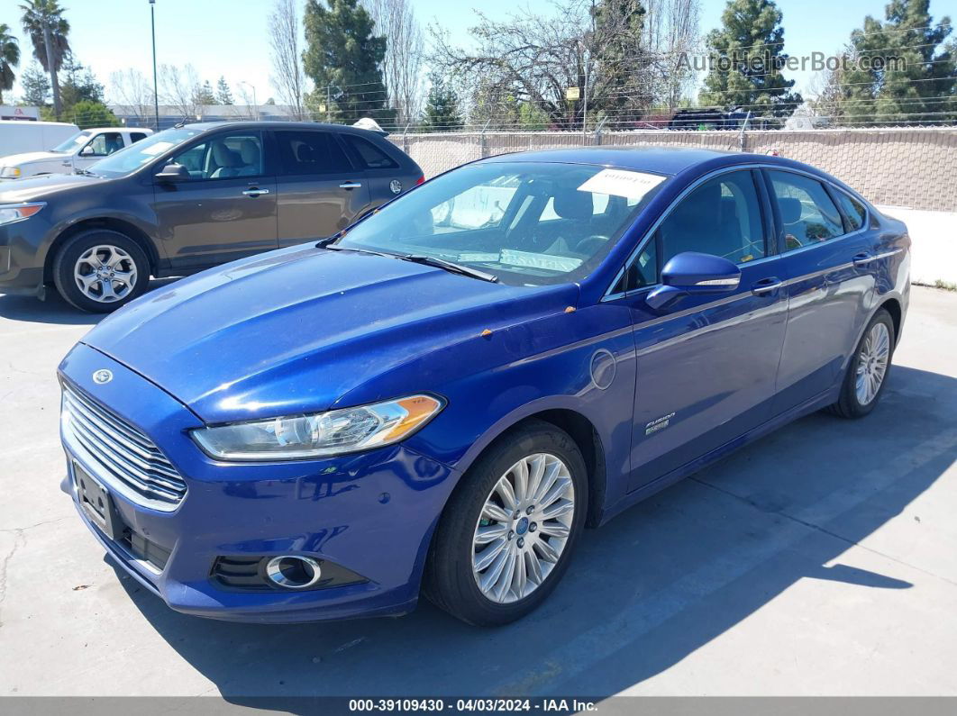 2013 Ford Fusion Titanium Phev Blue vin: 3FA6P0SU6DR261053