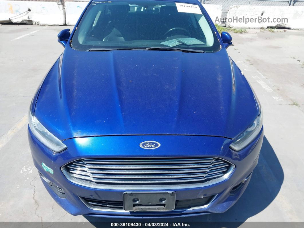 2013 Ford Fusion Titanium Phev Blue vin: 3FA6P0SU6DR261053