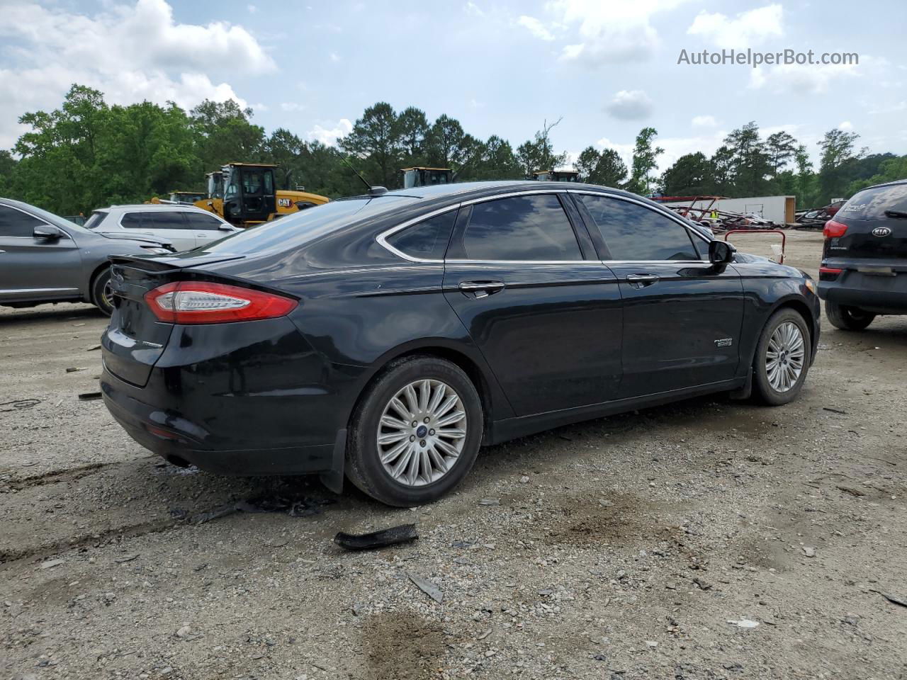 2013 Ford Fusion Titanium Phev Black vin: 3FA6P0SU6DR271906