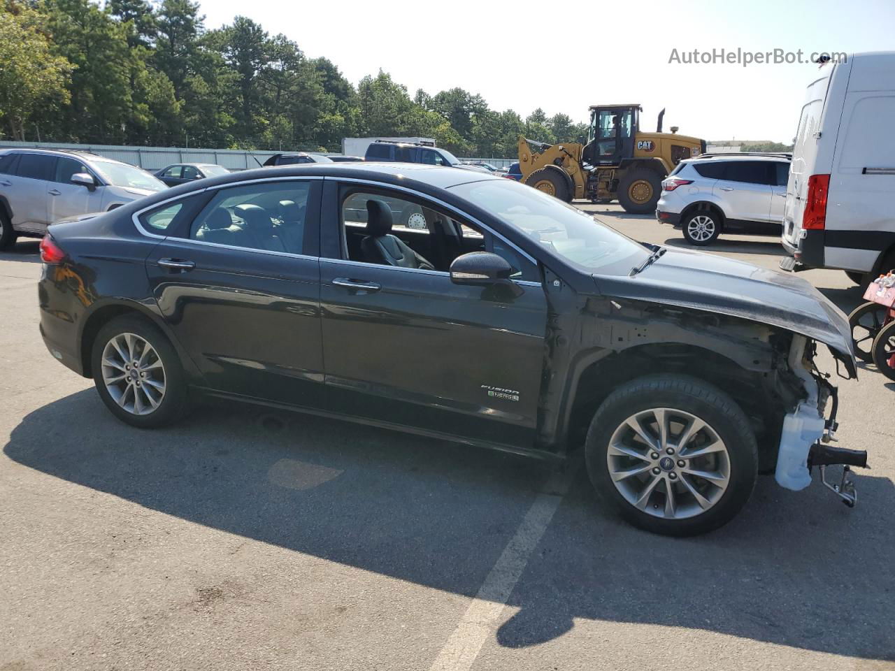 2018 Ford Fusion Titanium/platinum Phev Black vin: 3FA6P0SU6JR258505