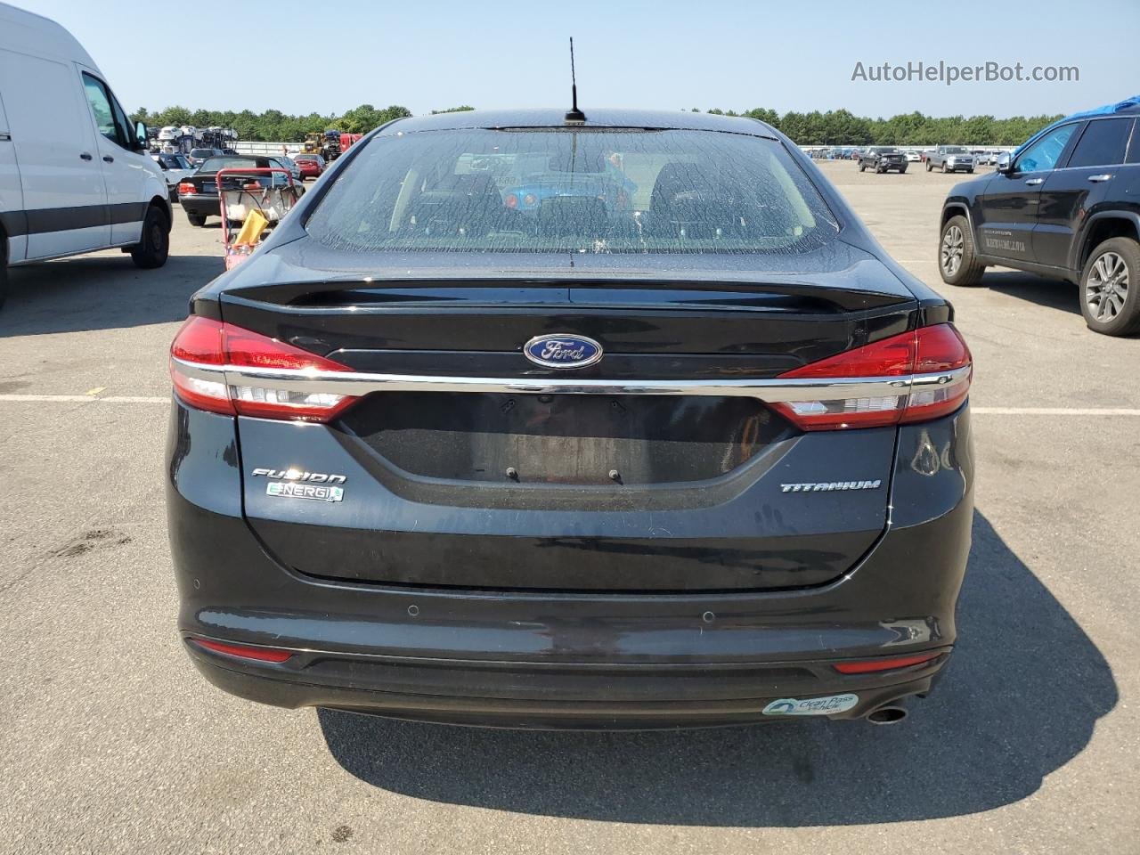 2018 Ford Fusion Titanium/platinum Phev Black vin: 3FA6P0SU6JR258505